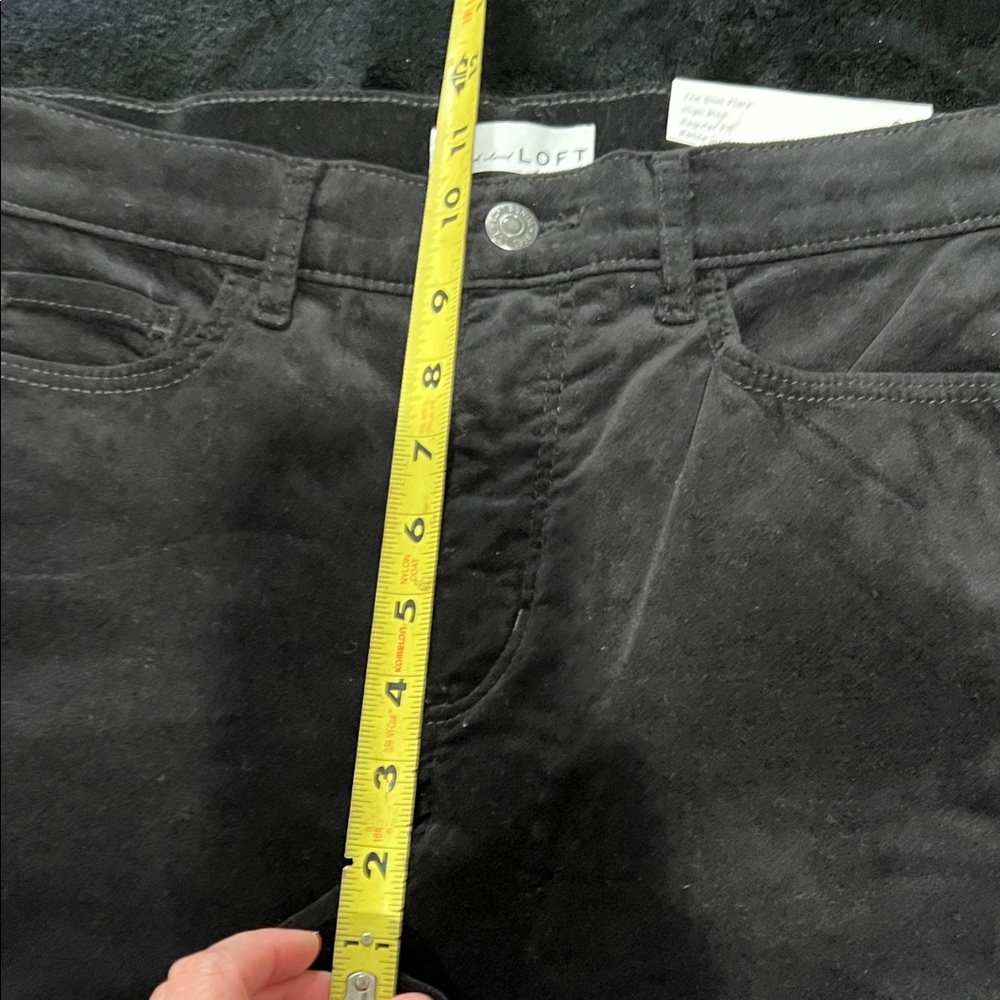 NWT Loft Velvet Slim Flare Pants Sz 27/4 - Picture 10 of 11